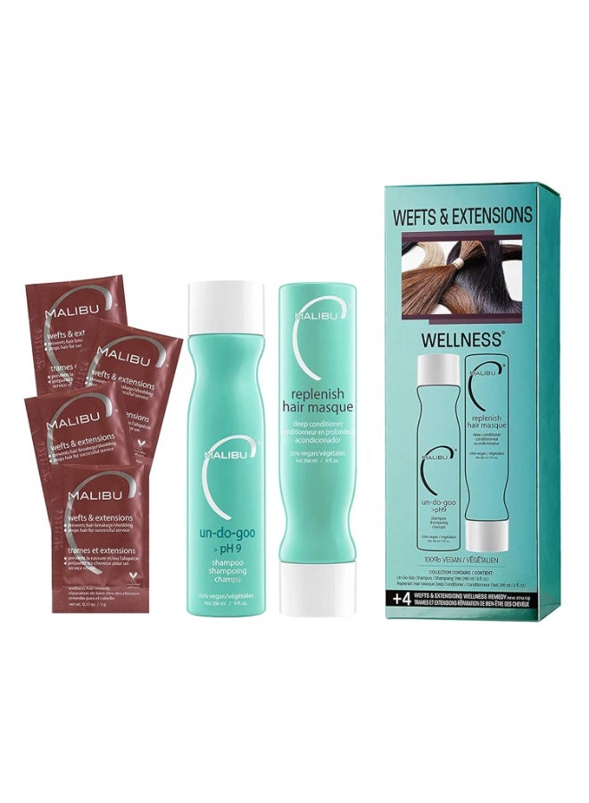 Malibu C Wefts & Extensions Wellness Collection - Image 1